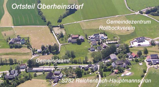 Luftbild Oberheinsdorf Dorfmitte
